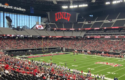 UNLV football playing in Allegiant Stadium
