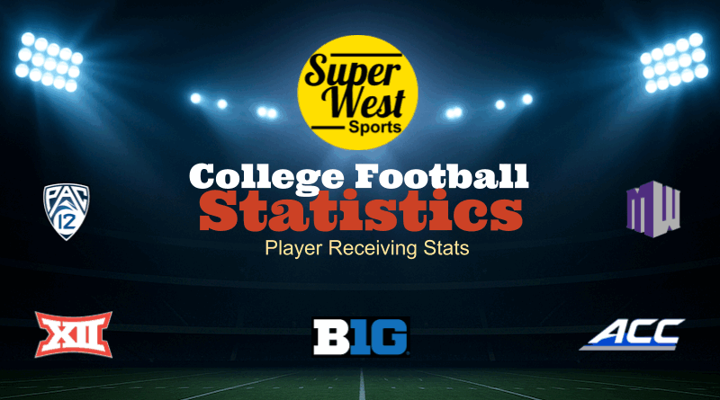 Player Receiving Stats Graphic