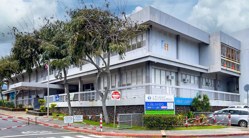 Kalaheo High School in Kailua, HI