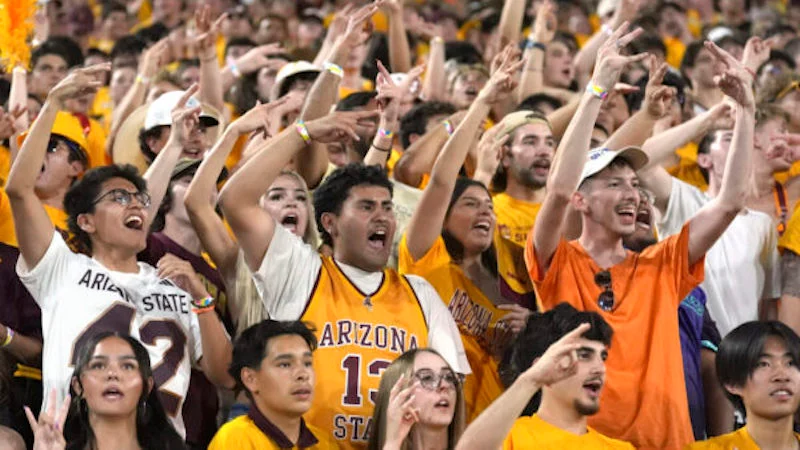 ASU student section "The Inferno"