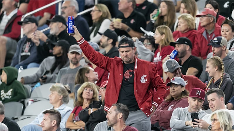 Fans in WSU's Martin Stadium