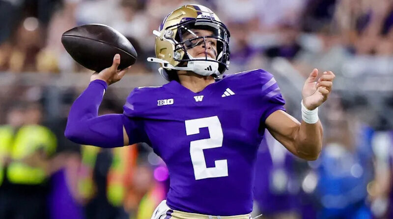 Washington quarterback Demond Williams Jr