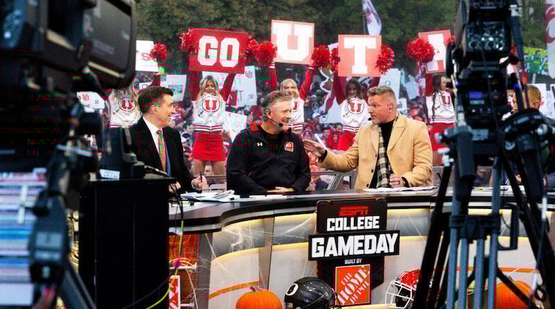 College GameDay Appearance History for Teams in West College Gameday at Utah