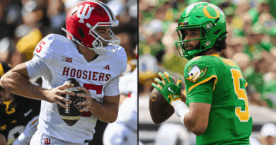 McLaughlin: Can Hoosiers Spoil Oregon’s Home Win Streak? Indiana QB Fernando Mendoza and Oregon QB Dante Moore