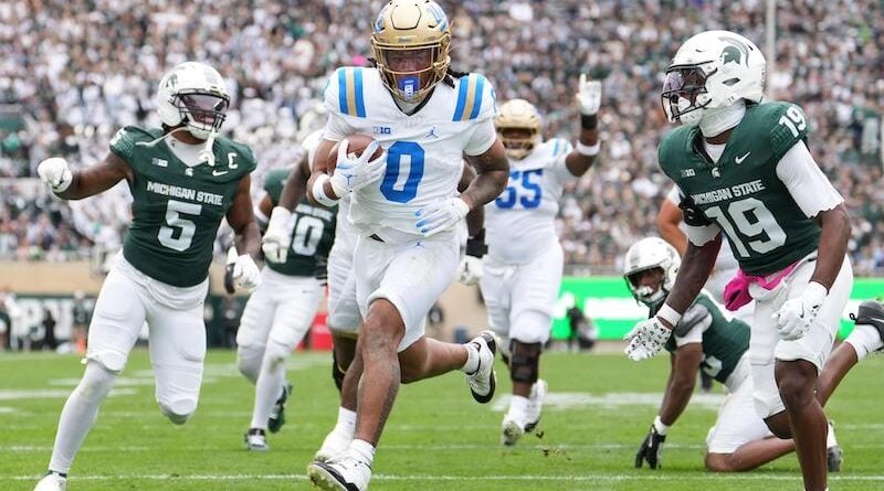 UCLA RB Jalen Berger vs Michigan State in 2025
