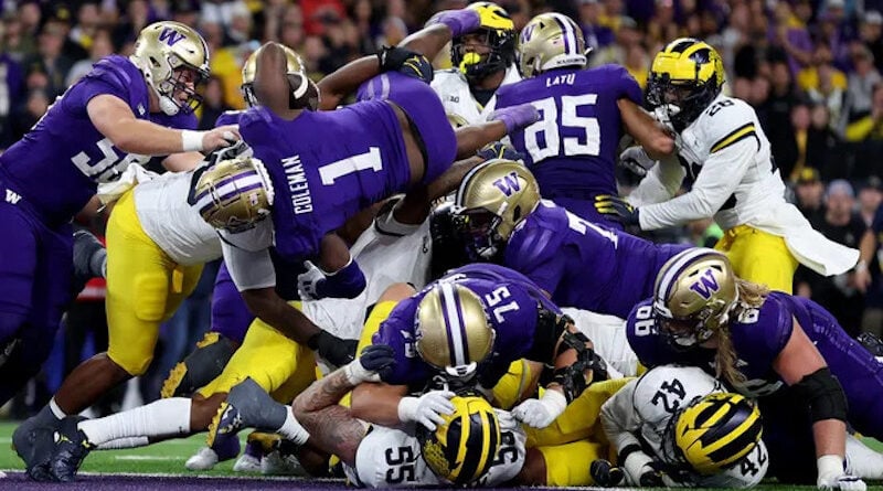 Michigan football at Washington in 2024