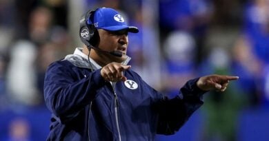 McLaughlin: BYU on Upset Alert against Iowa State? BYU head coach Kalani Sitake in 2025
