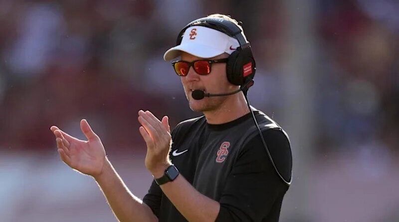 USC football head coach Lincoln Riley