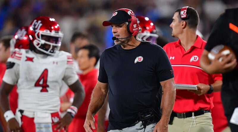 Utah football head coach Kyle Whittingham