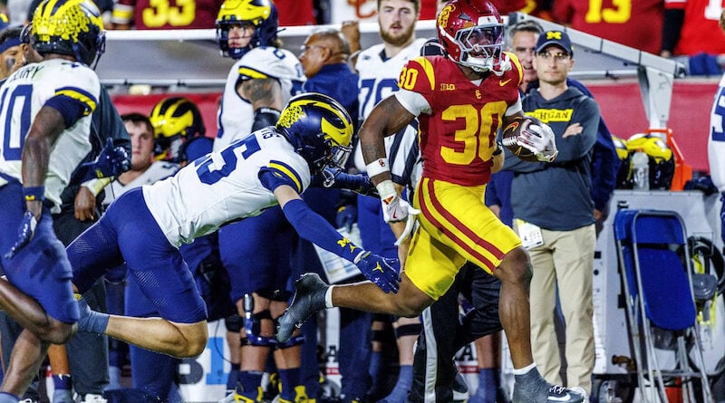 USC football vs. Michigan in 2025