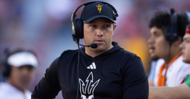 ASU football head Kenny Dillingham vs Iowa State in 2025