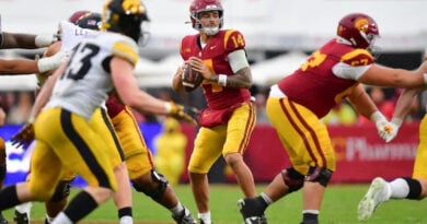 USC football vs Iowa in 2025