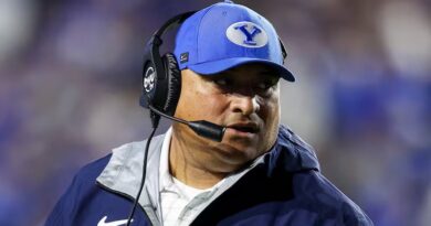 BYU football head coach Kalani Sitake