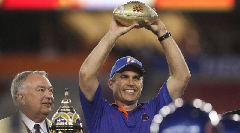 Former Boise State head coach Chris Petersen