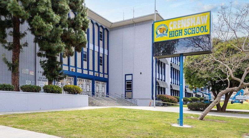 Crenshaw High School in Los Angeles, CA