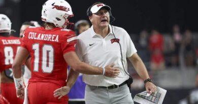 UNLV football head coach Dan Mullen in 2025