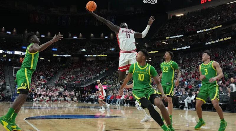 Oregon vs Arizona men's basketball in 2024