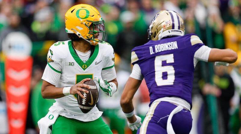 Oregon vs Washington football in 2025
