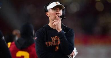 USC Trojans football head coach Lincoln Riley