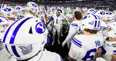 Winning % as Home Underdog over Last 15 Years in West BYU football 2025 Big 12 Title game