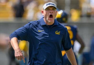 Cal football head coach Josh Lupoi