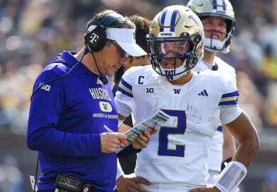 McLaughlin: Can Huskies Hang with Top Teams this Season? Washington football head coach Jedd Fisch and Demond Williams Jr
