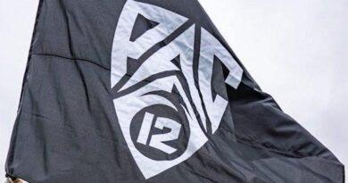 McLaughlin: Pac-12 Secrecy, No Media Days a Concern? New Pac-12 logo on a flag